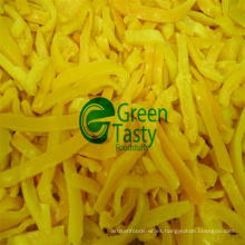 IQF Frozen Fresh Yellow Pepper Slices en alta calidad